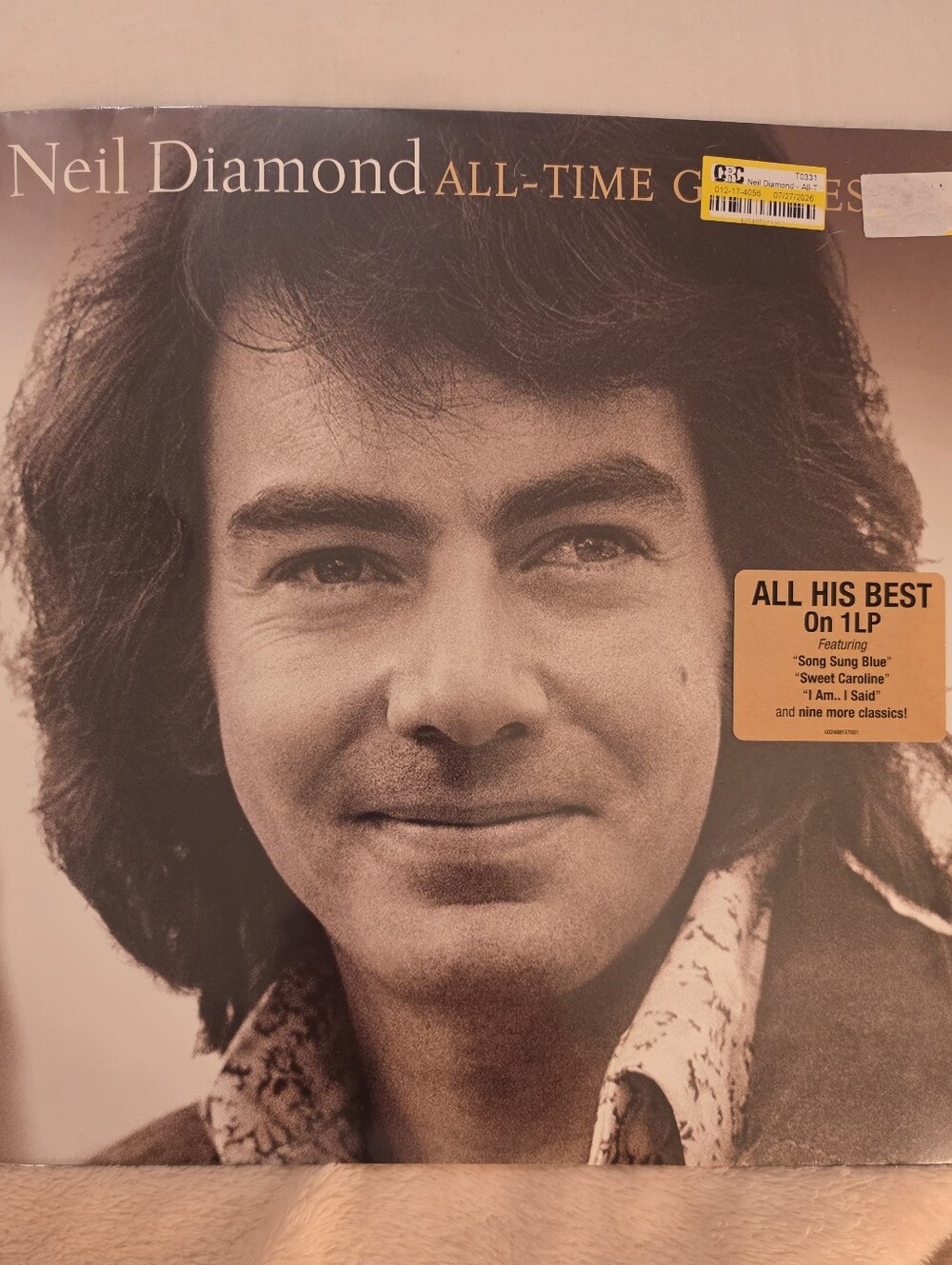 Neil Diamond Greatest Hirs LP (2020) SEALED